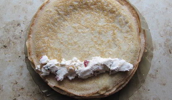 блинная запеканка с творогом