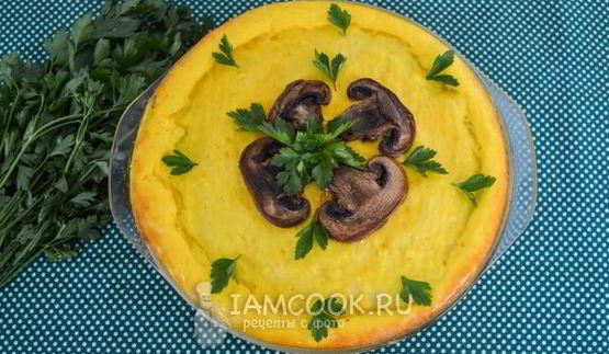 картофельная запеканка с фаршем без сыра в духовке