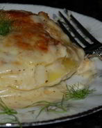 Картофельная запеканка с фенхелем