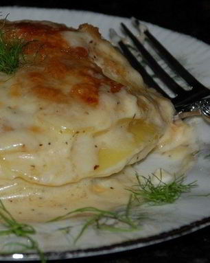 Картофельная запеканка с фенхелем