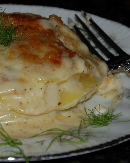 Рецепт картофельной запеканки с фенхелем