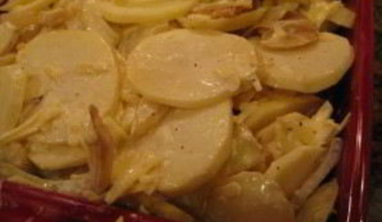 картофельная запеканка с фенхелем