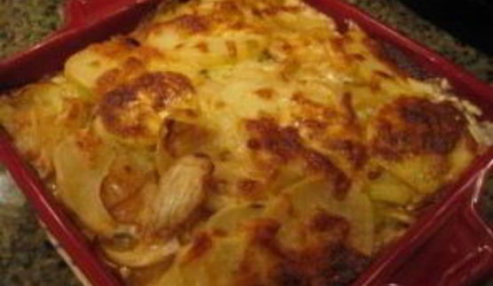 картофельная запеканка с фенхелем