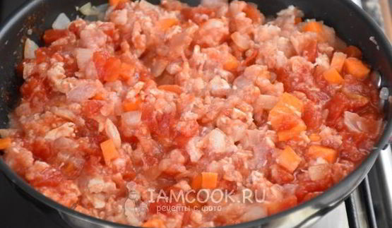 картофельная запеканка с куриным фаршем в духовке