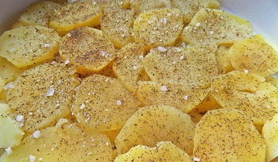 картофельная запеканка с курицей