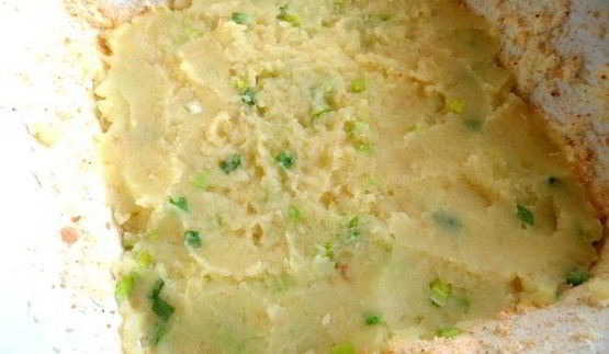 картофельная запеканка с сельдереем и фаршем