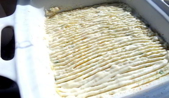 картофельная запеканка с сельдереем и фаршем