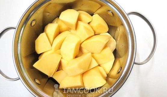 картофельная запеканка со свиным фаршем и сыром