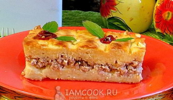 картофельная запеканка со свиным фаршем и сыром