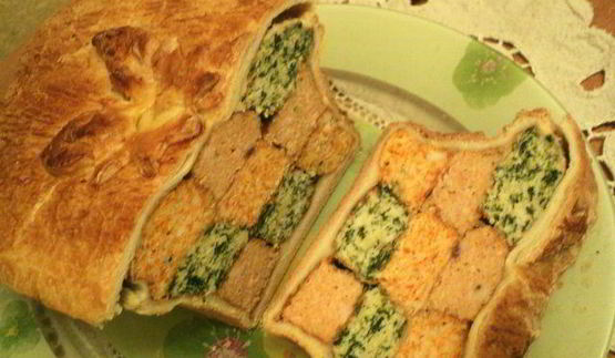 куриная запеканка в тесте три вкуса