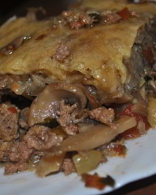 Мясная запеканка