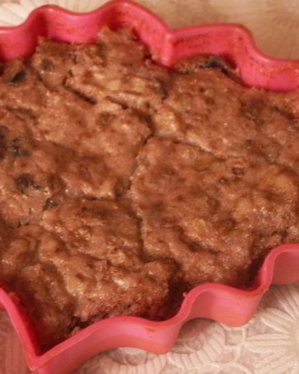 Рецепт овсяных мини-запеканок с орехами и изюмом