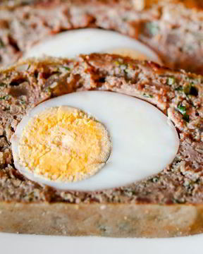 Пасхальная балканская запеканка из потрохов