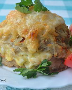 Порционные запеканки из фарша Стожки
