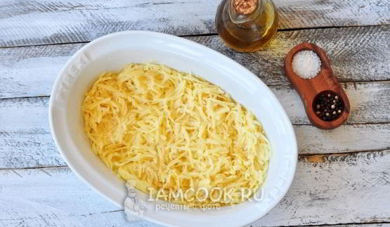 постная картофельная запеканка с грибами