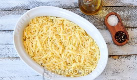 постная картофельная запеканка с грибами