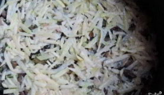 постная запеканка с грибами