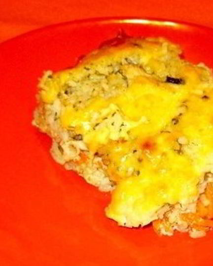 Рецепт рисовой запеканки с курицей