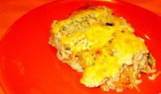 рисовая запеканка с курицей