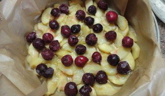 творожная запеканка-перевертыш