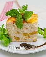 Творожная запеканка с манго