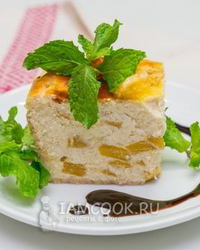 Творожная запеканка с манго