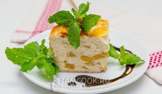 творожная запеканка с манго