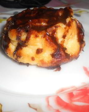 Творожная запеканка с шоколадной глазурью