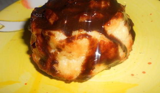 творожная запеканка с шоколадной глазурью