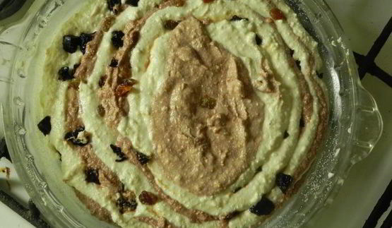 творожная запеканка зебра