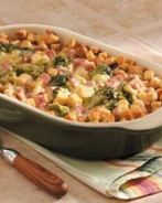 Запеканка из брокколи и ветчины