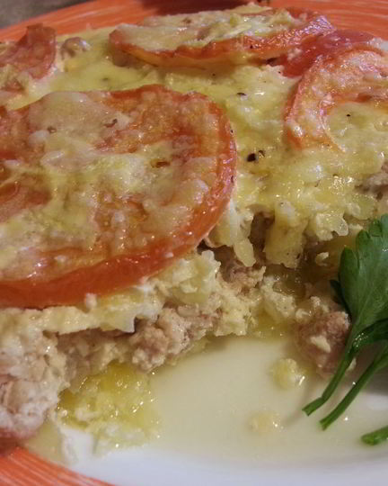 Рецепт запеканки из кабачков и фарша индейки