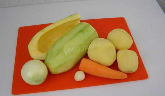 запеканка из кабачков и картошки с куриным фаршем