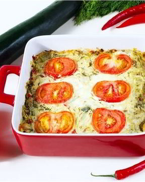 Запеканка из кабачков и моркови