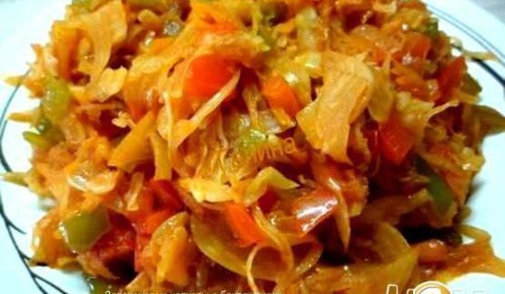 запеканка из капусты с баклажанами