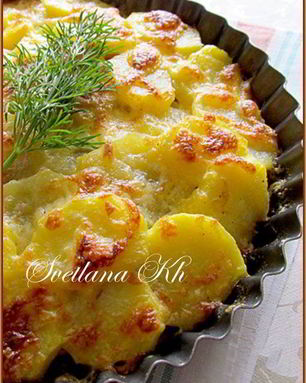 Запеканка из картофеля с грибами
