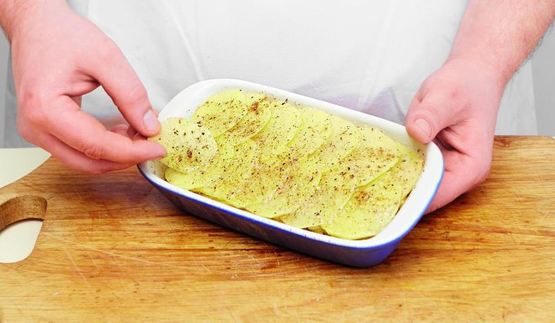 запеканка из картофеля с грибным ароматом