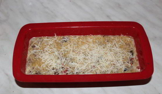 запеканка из киноа с лесными грибами и болгарским перцем