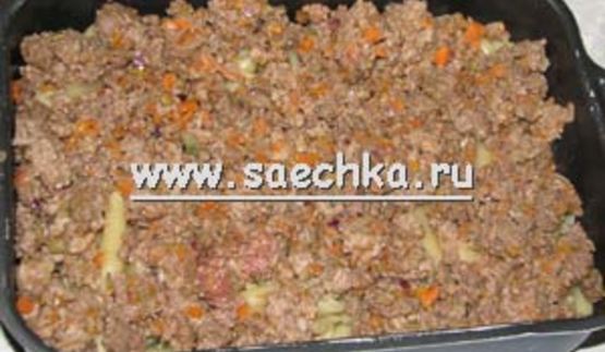 запеканка из макарон и фарша