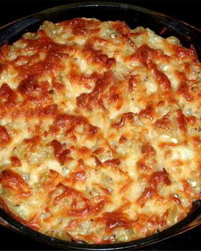 Запеканка из макарон с яйцом