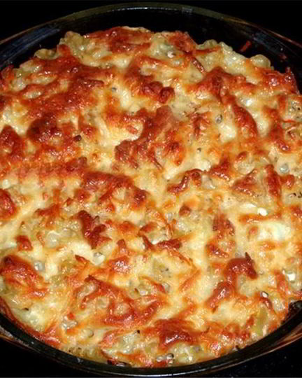 Рецепт запеканки из макарон с яйцом