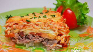 Запеканка из макарон