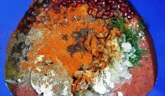 запеканка из печени с фасолью