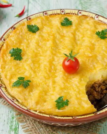 Рецепт запеканки из телятины со сладким картофелем