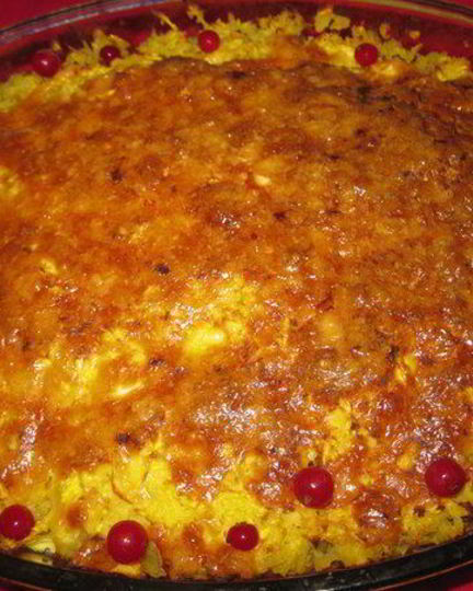 Рецепт запеканки из тыквы с мясным фаршем