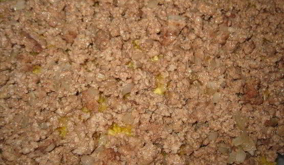 запеканка из тыквы с мясным фаршем