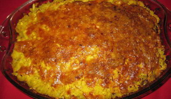 запеканка из тыквы с мясным фаршем