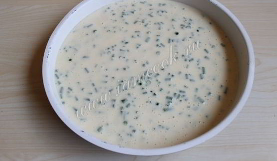 запеканка на кефире с кукурузной мукой