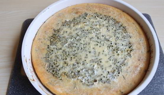 запеканка на кефире с кукурузной мукой