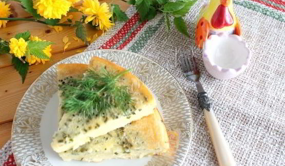 запеканка на кефире с кукурузной мукой